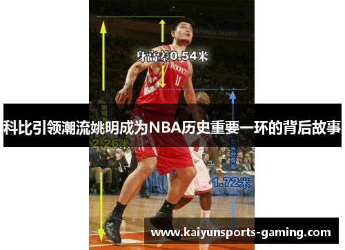 科比引领潮流姚明成为NBA历史重要一环的背后故事